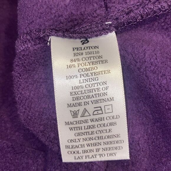 PELOTON Uptown Vibe 1/4 Zip Pullover in Purple - Picture 7 of 7